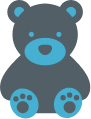 teddy bear icon