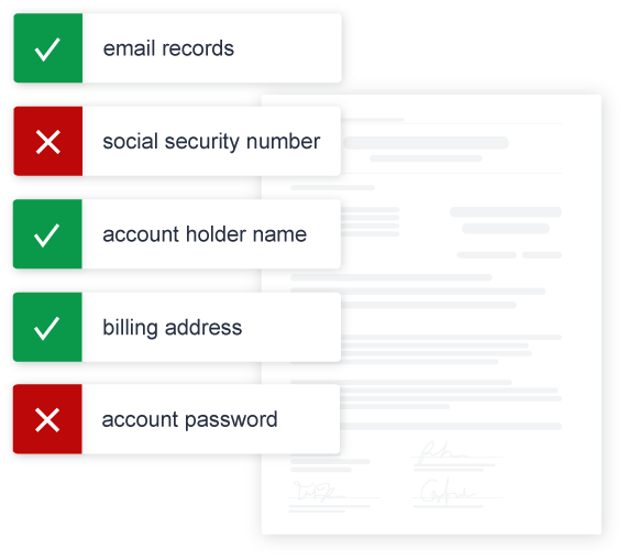 Legal requests for user information